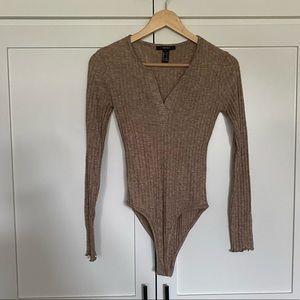 Forever 21 brown bodysuit